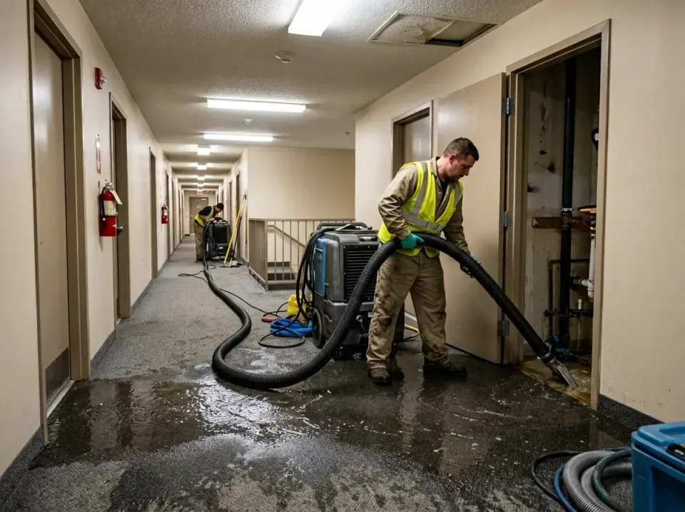 multi-unit-apartment-hallway-f-005 — frequently asked questions, Emergency Burst Pipe Water Extraction & Removal in Tahlequa…